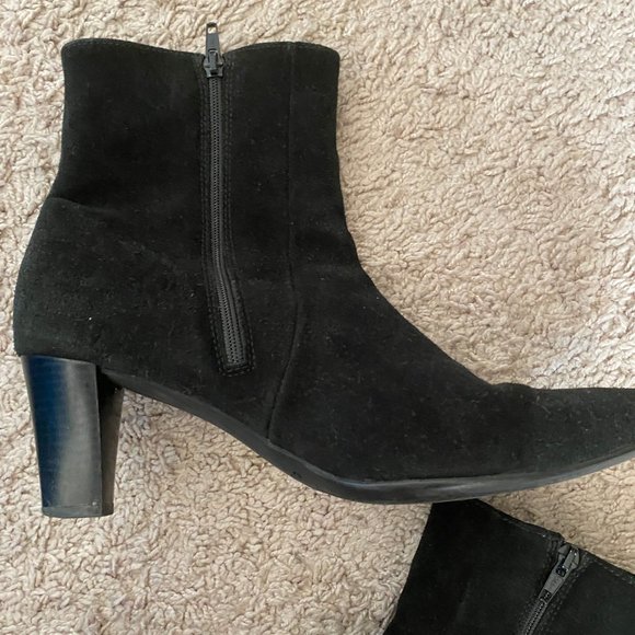 La CANADIENNE Black Boots Women Size 10 - Picture 6 of 11